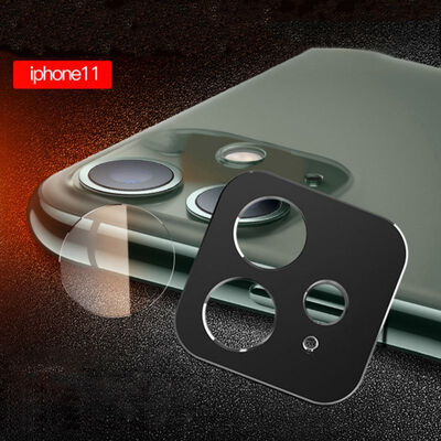 

Newest Suitable For IPhone 1111 Pro11 Pro Max Phone Back Camera Tempered Glass Lens Film Practical Aluminum Protective Ring