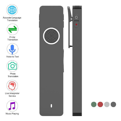 

ONE Mini AI Smart Translator Photo Recording Transcription Translation Professional Realtime Translating Device Music Player Mini