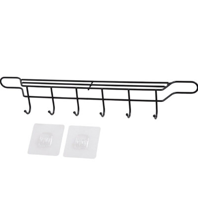 

Kitchen Storage Rack Knife Spoon Egg Beater Holder Wall Mount Hooks Organizer