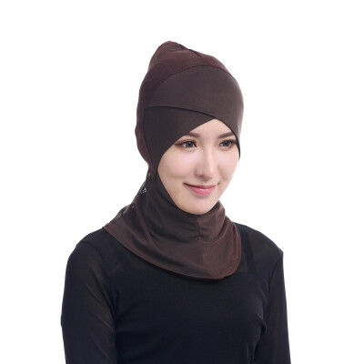 

Womens Muslim Hijab Ninja Underscarf Head Islamic Cover Bonnet Hat Cap Scarf