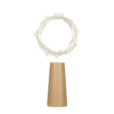 

45V 12W 2Meters 20 LED Copper Wire Fairy String Light Multi-color Twistable Bendable Foldable Bottle Stopper Atmosphere Lamp IP6