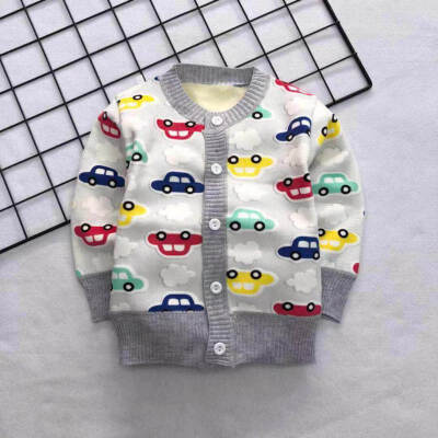 

2019 New Baby cotton Tops autumn Winter Small children round necked strawberry hedging Kids long sleeves hot sale