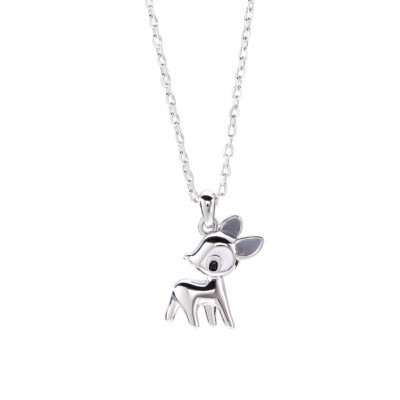 

Beautiful Multi-style Deer Silver Necklace Clavicle Chain Women Jewelry Gift