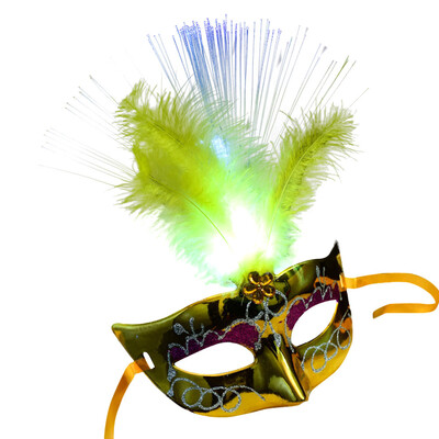 

〖Follure〗Women Venetian LEDFiber Mask Masquerade Fancy Dress Party Princess Feather Masks
