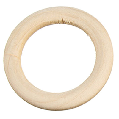 

Baby Natural Teething Rings Wooden Necklace Bracelet DIY Crafts