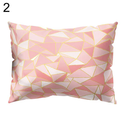 

Romantic Flower Stone Pattern Throw Pillow Case Cushion Cover Bedding Articles