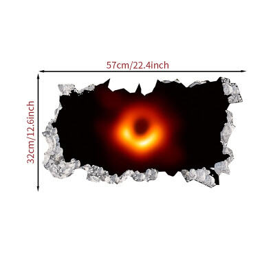 

Universe Black Hole Wall Decor Sticker Removable Self-Adhesive Individualized for Bedroom Living Room Background Decoration