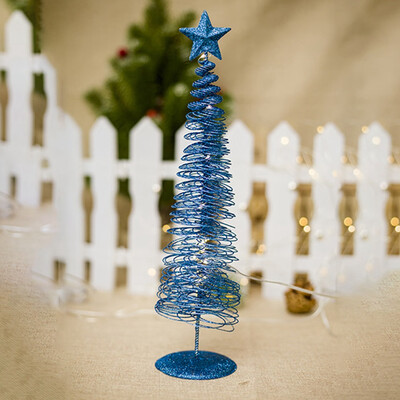 

358Cm Mini Creative Christmas Decorations Glowing Colorful Fiber Small Christmas Tree Led Lamps