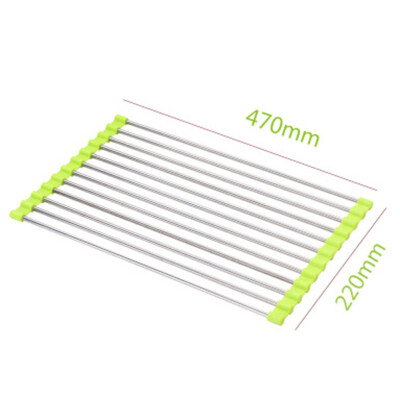 

Dish Rack Roll Up Dish Drying Rack Dish Drainer Over the Sink Drying Rack Folding Sink Rack