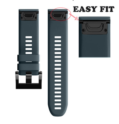 

〖Follure〗Replacement Silicagel Quick Install Band Strap For Garmin Fenix 5 GPS Watch BK