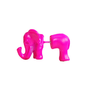 

Stylish New 1pc Elephant Earring 3D Elephant Shaped Earring Ear Stud Fashion Accessories not 1 Pair