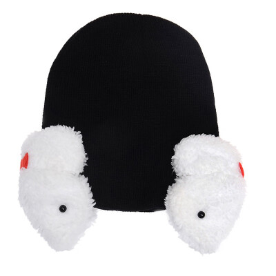 

Cute Rabbit Children Hat For Girls Winter Baby Hat For Boys Hats Warm Knitted Baby Cap For Girls Cap New style
