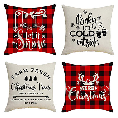 

Tailored 4Pcs Home Decor Cushion Cover Graffi Style Throw Pillowcase Pillow Covers