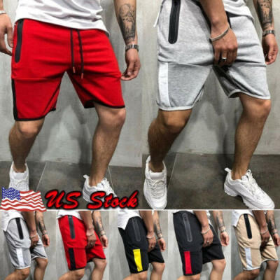 

Men Mesh Shorts 2 Pockets workout Jersey pants Soft Basketball Gym Fitness Run