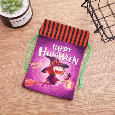 

〖Follure〗Halloween Cute Witches Candy Bag Packaging Children Party Storage Bag Gift