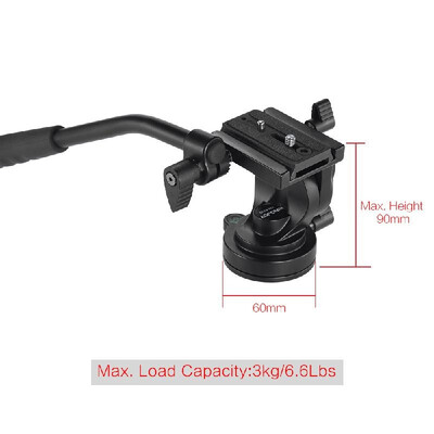 

Kingjoy MP3008 170cm669" Multi-functional Monopod Unipod w Fluid Drag Damping Pan Panoramic Head Tabletop Desktop Foldable Trip