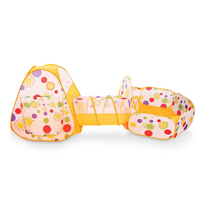 

Kids Play Tent 3-in-1 Foldable Crawl Tunnel Combo Playhouse