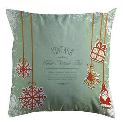 

Tailored Xmas Cotton Pillow Case Cotton Soft Cushion Cover Christmas Home Decoration