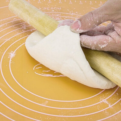 

Toponeto With Scale Flour Pad Silicone Baking Tool Reusable Non-Stick Pastry Mat