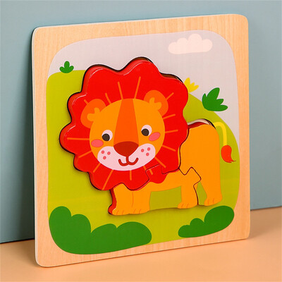 

Gobestart Childrens Puzzle Grasp Board Puzzle Birthday Boy Girl Educational Toy