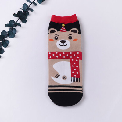 

Tailored Adult Women Men Cute Love Santa Claus Elk Snowman Christmas Socks