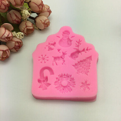 

Tailored Christmas Silicone Fondant Cake Mold Mould Chocolate Baking