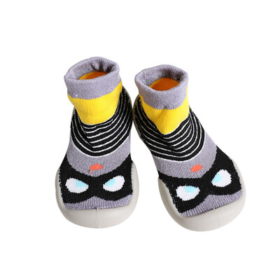 

Kids Shoes Girl Boys Indoor Shoes Baby Funny Cartoon Print Autumn Children Sock Shoe