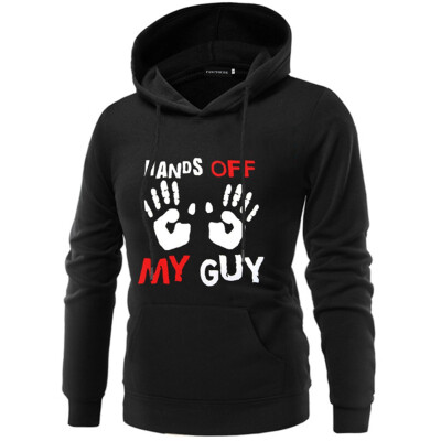 

Hoodies Hans Off My Guy My Girl Lovers Hooded Hoodie Long Sleeves Couple Sweatshirts Gifts For Lovers