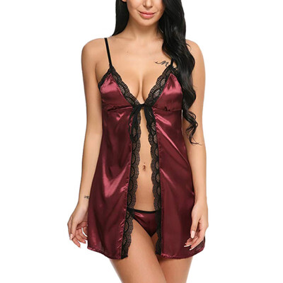 

Summer Lace Nightgown Lace Nightgown Women Sleepwear Pyjamas Negligee Babydoll Sexy Bathrobe Female Home Clothes