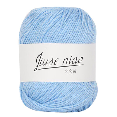 

Toponeto 1PC 50g Chunky Colorful Hand Knitting Baby Milk Cotton Crochet Knitwear Wool A