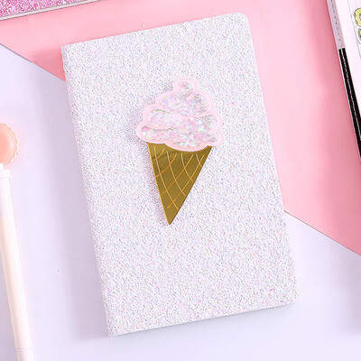 

Toponeto Ice Cream Girl Cartoon Cute Diary Book Notebook Notepad Memo Paper High Quality