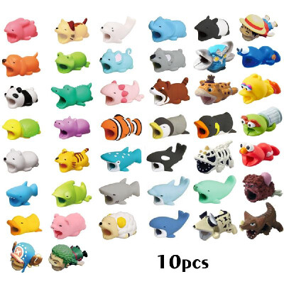 

Cute Animal Bite Cable Data Protector Winder Organizer for Smartphone Data Line Phone Protection Accessories