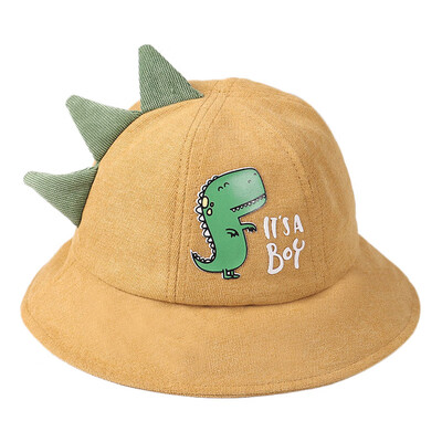 

New Autumn Baby Boys Girls Toddler Cartoon Print Bucket Hats Casual Caps Reversible Sun Headwear