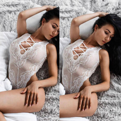 

Plus Size Women Sexy Lingerie See-through Babydoll Fishnet Dress Sleepwear Hot