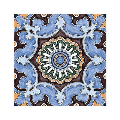 

5pcs Anti-slip Floor Stickers Bedroom Wall Stickers Bohemian 3D Waterproof Bathroom Tile Stickers for Decoration Renovation