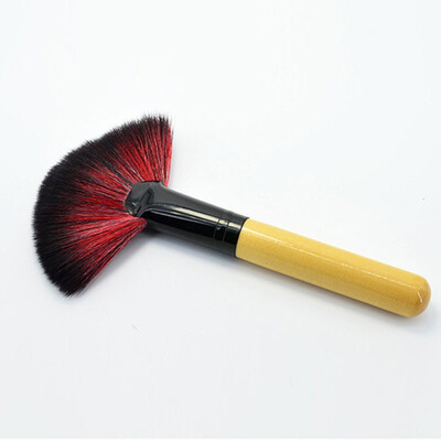 

1PC Pro Makeups Brushes Long & Short Fan Blush Face Powder Foundation Cosmetic Makeup Brush Tool Gift
