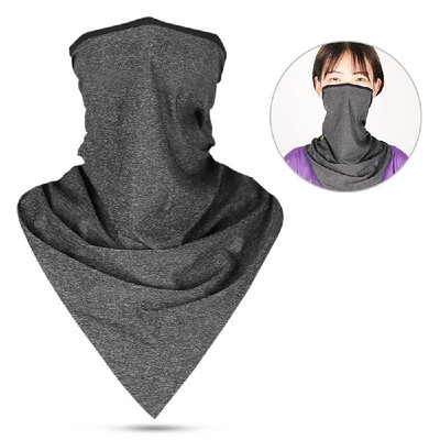 

Outdoor Sports Cycling Cooling Face Mask Sun Protection Neck Gaiter Triangle Bandana Scarf Headband for Men Women