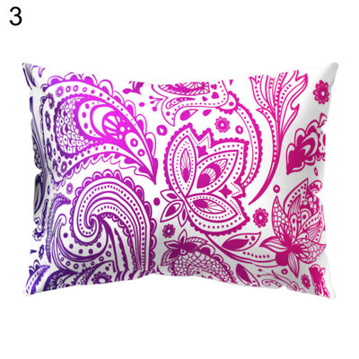 

Mandala Round Flower Pillow Case Cushion Cover Sofa Bed Car Cafe Office Decor