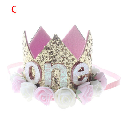 

Gobestart Childrens Rose Crown Digital Hair Band Baby Princess Prince Tiara Crown Headband Hats Birthday Party Hat Birthday Crown