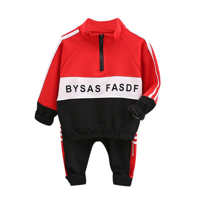 

New Baby Clothes Suits Causal Baby Boys Clothing Sets Children Suits 2Pcs Letter Print Sweatshirts SportsPants Kids Set