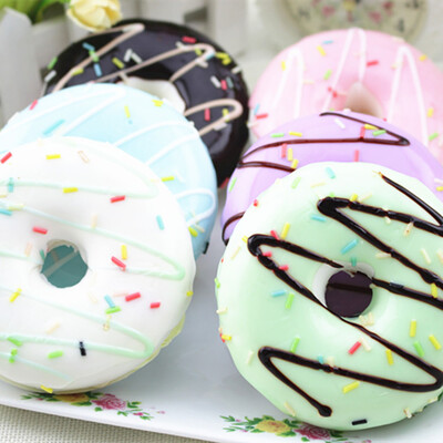 

YIWULASquishy Squeeze Stress Reliever Soft Colourful Doughnut Scented Slow Rising Toys