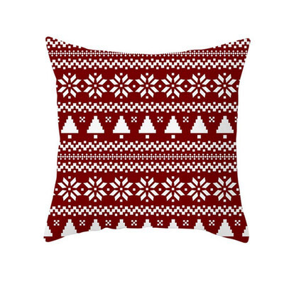 

2020 New Merry Christmas Xmas Gift Green Plaid Designed Pillowcase Santa Claus Cushion Cover Home Decor 18 X1 8 Inch
