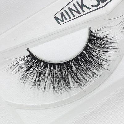 

Gobestart Real 3D Mink Soft Long Natural Eye Lashes Makeup Thick False Eyelash Extension G