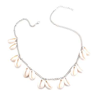 

Natural Shell Necklace Bracelet Women Girls Beach Choker Collarbone Chain Anklet Clavicle Necklace Handmade Pendants