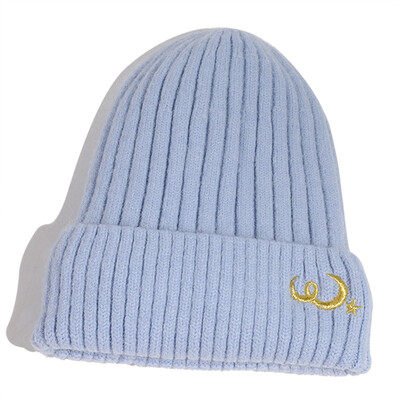 

Hat lady autumn&winter new knitting hat ins Korean version wool hat Japanese simple student warm cover head cap man