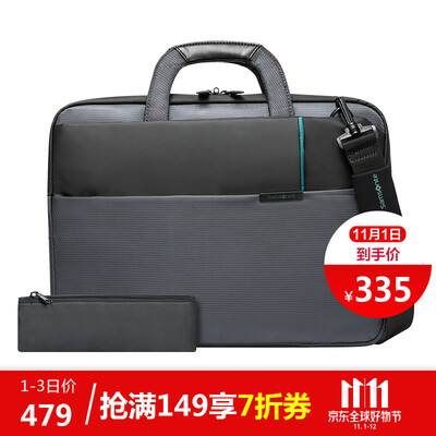 

Samsonite Laptop Case Briefcase Shoulder Bag Apple Notebook MacBook AirPro Sleeve Bag 14 Inch DA808001 Gray
