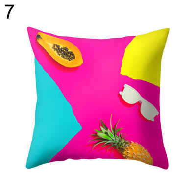 

Fruit Pineapple Pawpaw Throw Pillow Case Cushion Cover Sofa Bed Car Cafe Decor