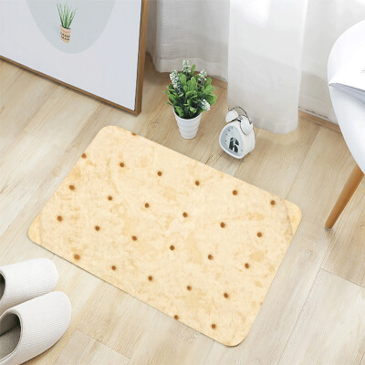 

Toponeto Comfort Food Creations Burrito Wrap Blanket Square Bathroom carpet 40x60CM