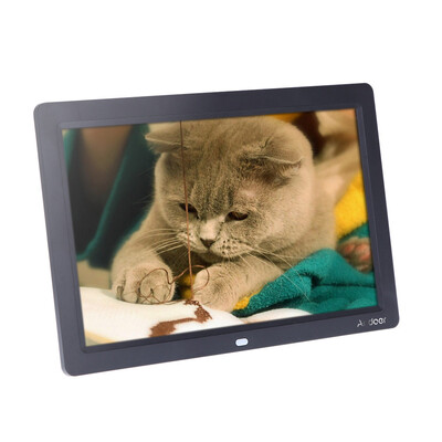 

12 HD TFT-LCD 1280 800 Full-view Digital Photo Frame Alarm Clock MP3 MP4 Movie Player with Remote Desktop