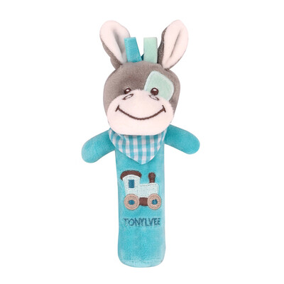 

Gobestart Animals Hand Bells Musical Baby Soft Toys Developmental Rattle Bed Kids B